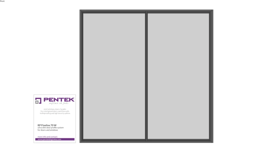 PENTEK - Slimmest Steel Glazed Partition Wall