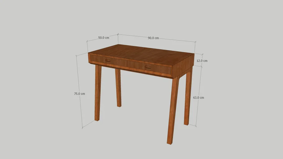 Meja Rias table mirror | 3D Warehouse