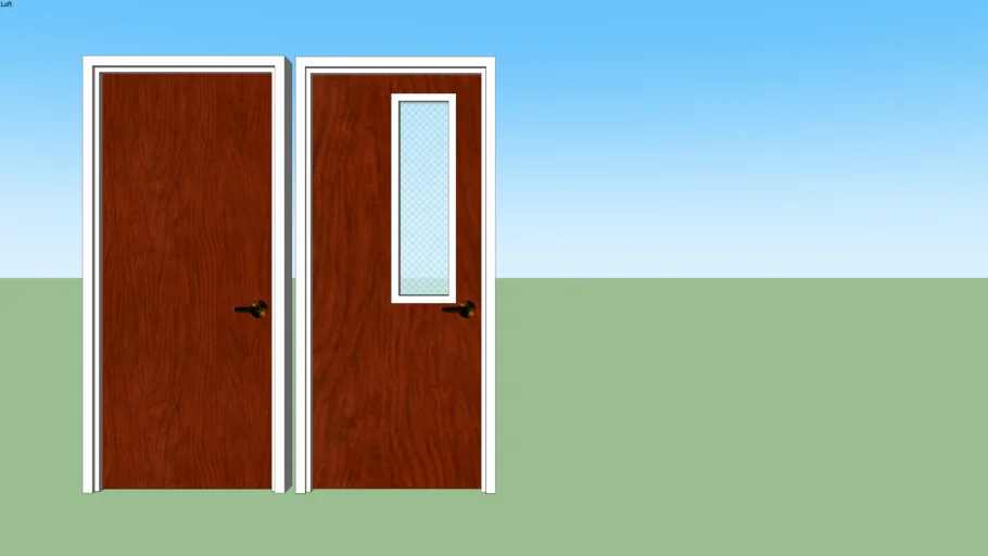 Wooden Office Doors