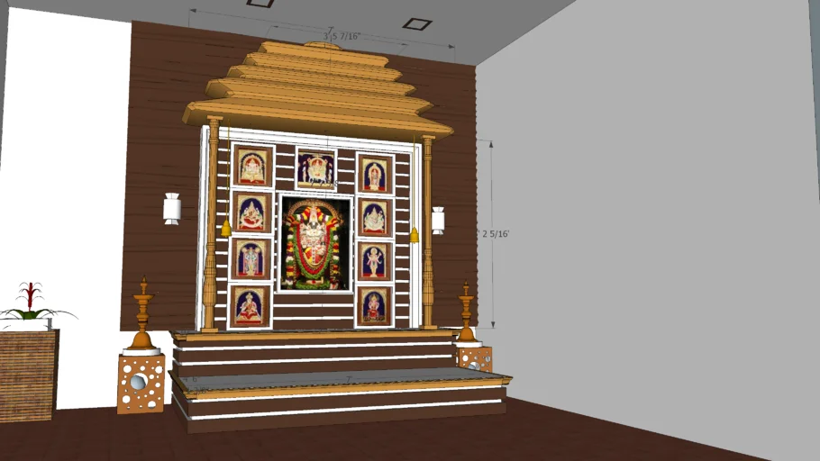 Puja Room interior
