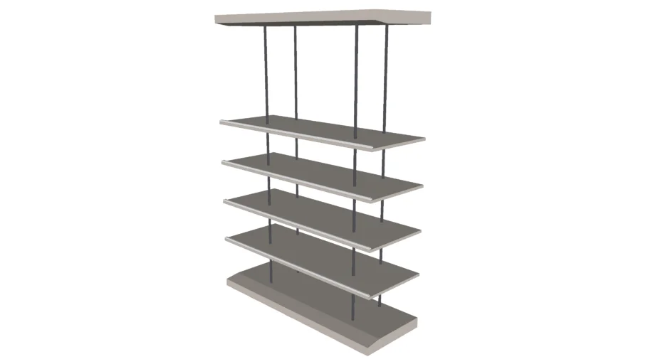 Bayard Bookshelf Chateau Gray by Modloft