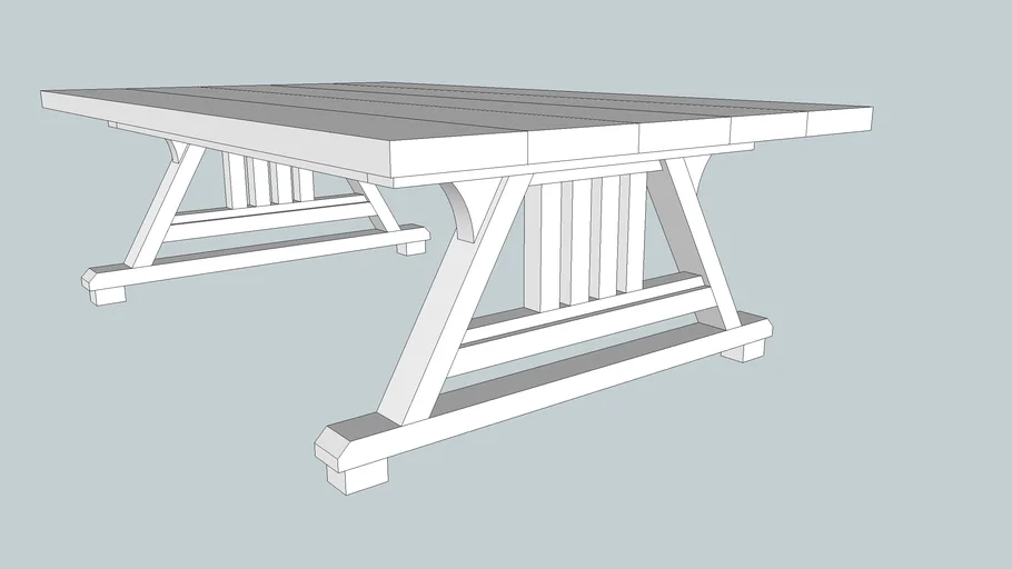 Craftsman Style Coffee Table