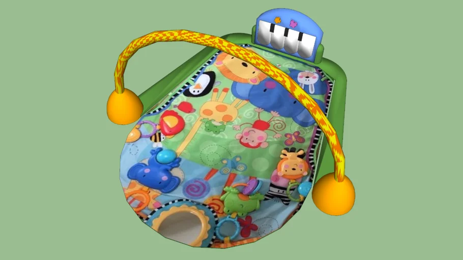 Fisher Price Kick and Play Piano Gym