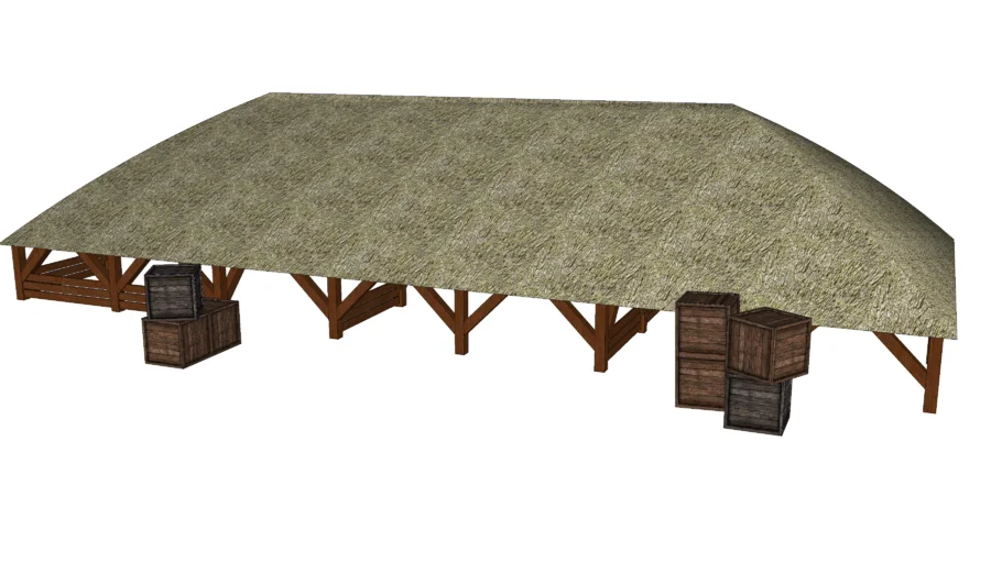 thatch roof barn