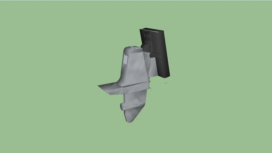 A Volvo Penta AQ 280 Sterndrive tail.