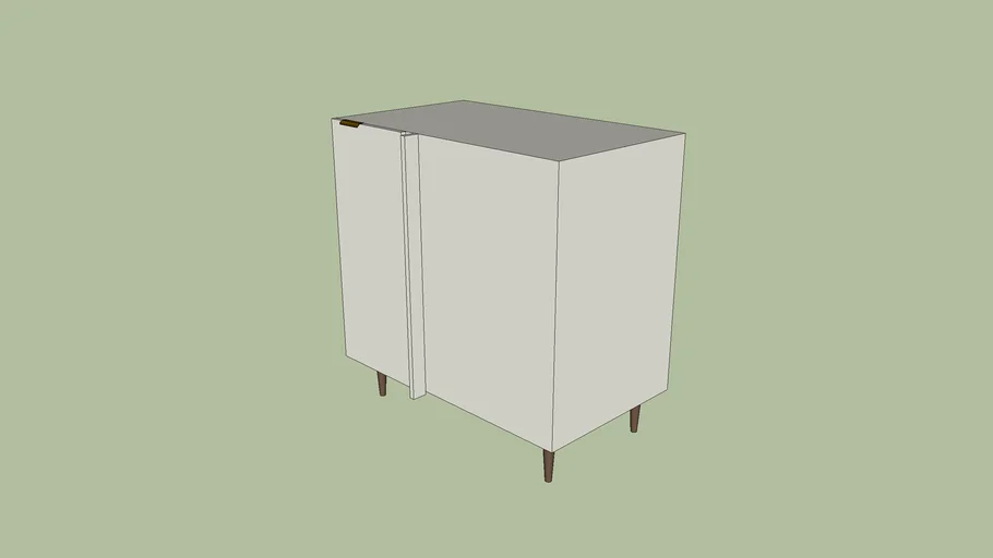 Cozinha Henn - Essência - Balcão Canto Reto 01 Porta 875x840x535