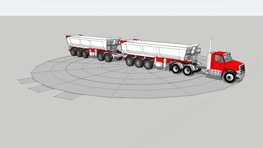 Truck Turntable 25000mm Diameter