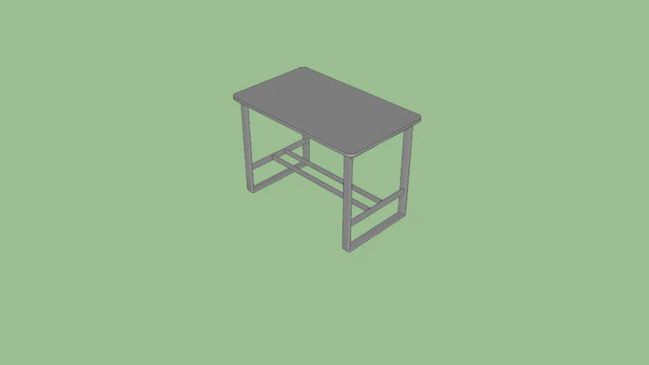 42' High, 36'x59' Bowen Laminate Bar Height Communal Table | 3D Warehouse