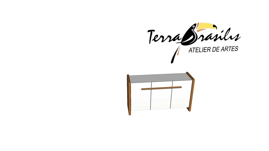 Aparador buffet 3 portas