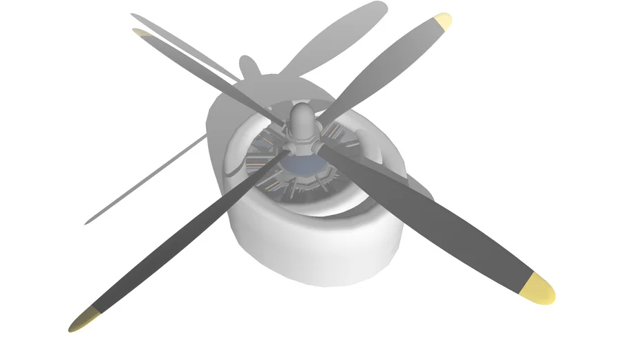 B-29 engine | 3D Warehouse