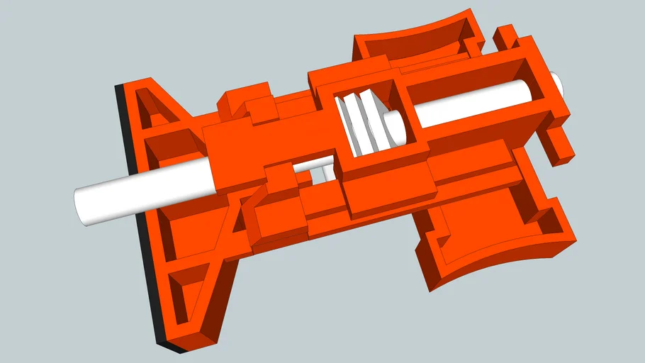 Guide-clamp rail movable jaw | 3D Warehouse