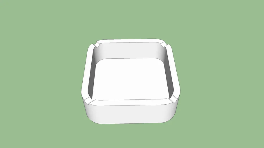 Ashtray - Asbak 15x15cm