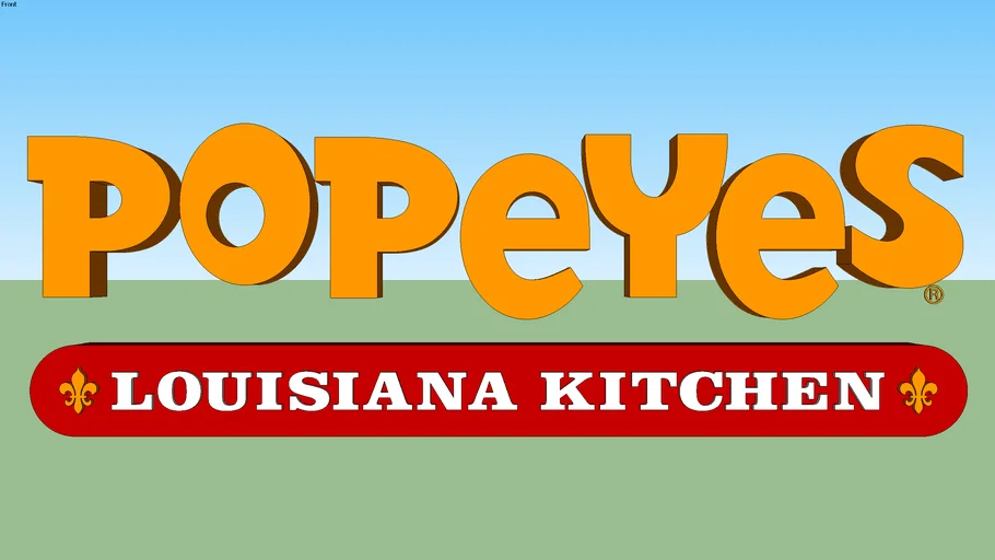 Popeyes logo (2008-2019)