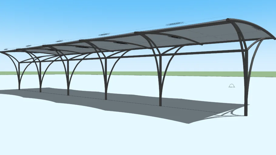 Parking Shade 5 Cars