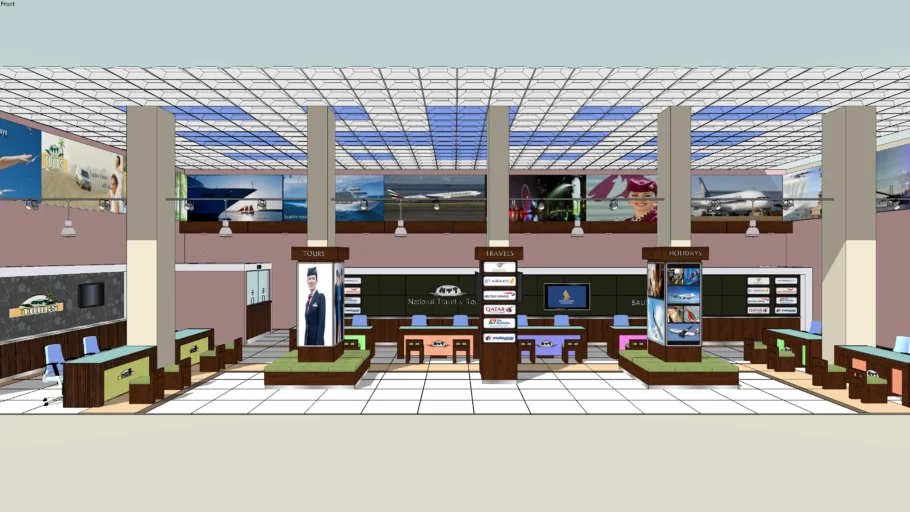 TRAVEL OFFICE INTERIOR