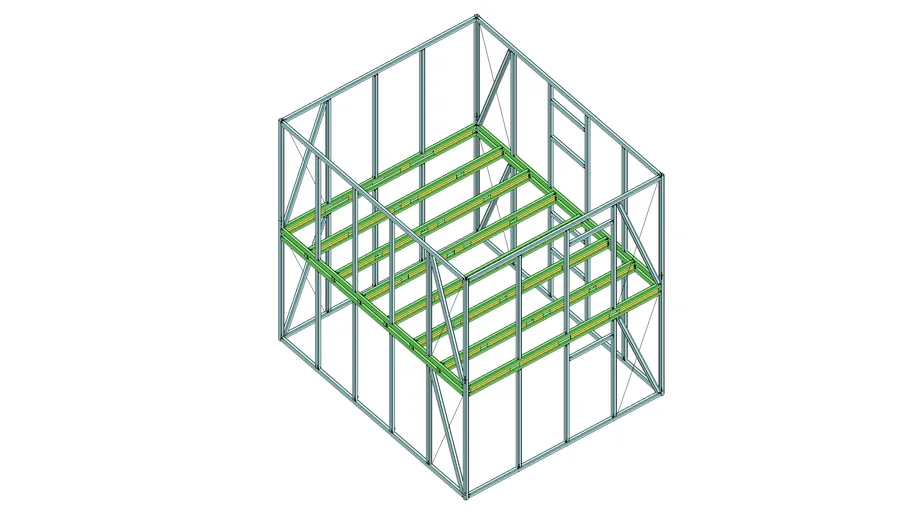 Kantoor in loods - 5 x 6 x 6 m
