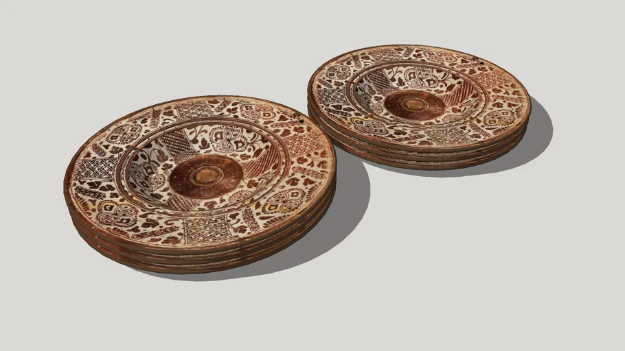 Hispano-Moresque Dish Set