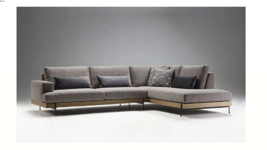 L SHAPE SLIM SOFA