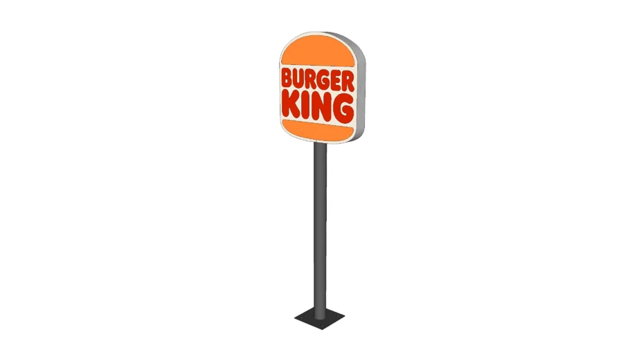 Burger King Pylon Signage