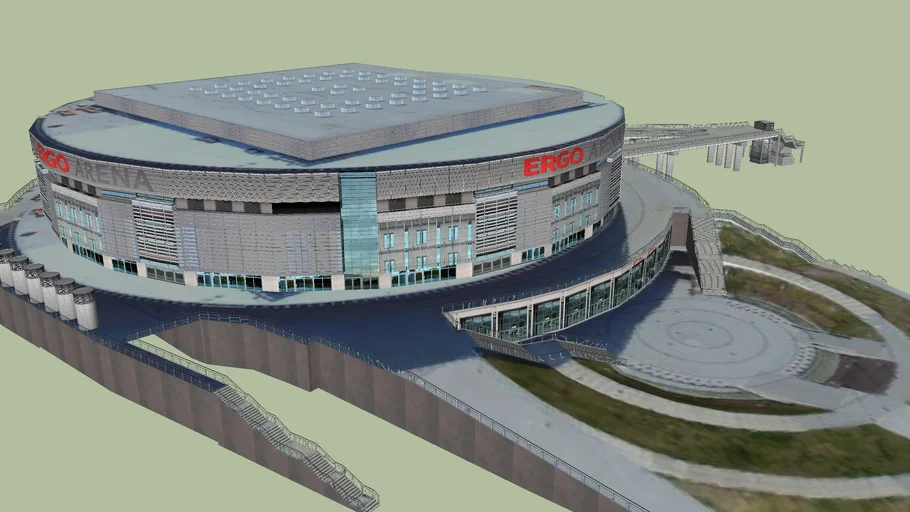 ERGO Arena - hala widowiskowa  Gdańsk - Sopot - 3D