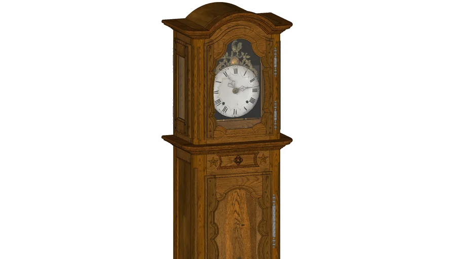 Horloge Comtoise droite