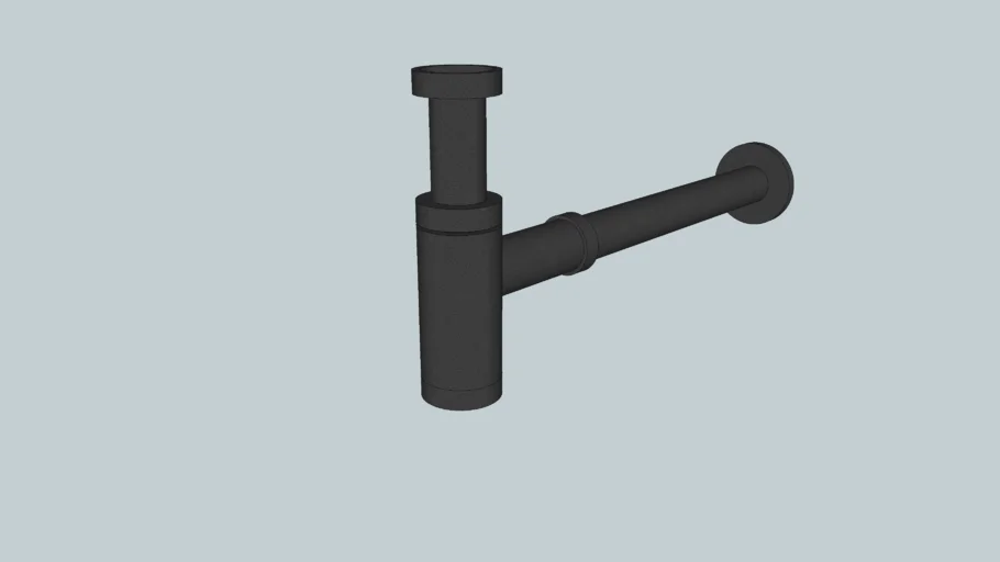 JEE-O basin siphon - structured black