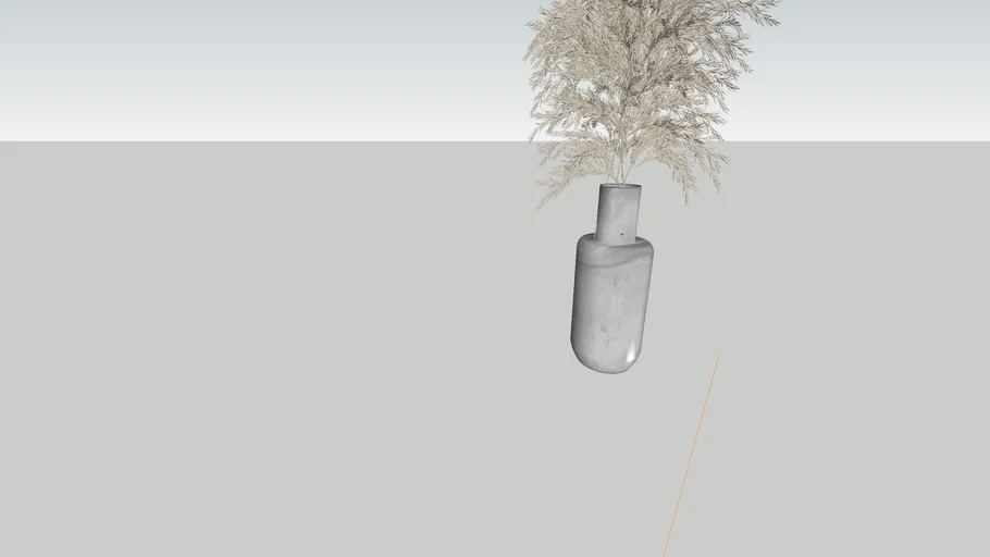 Pampas Grass Vase