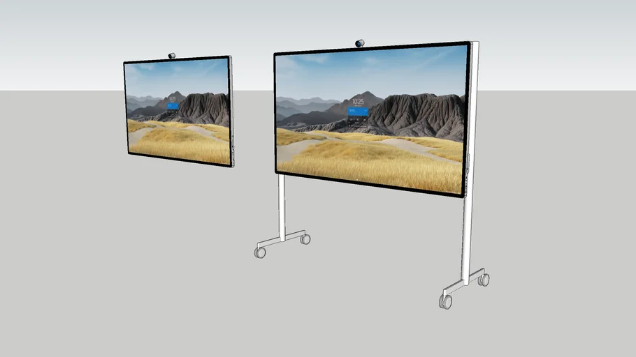 Microsoft Surface Hub 2S 85 inch on mobile stand