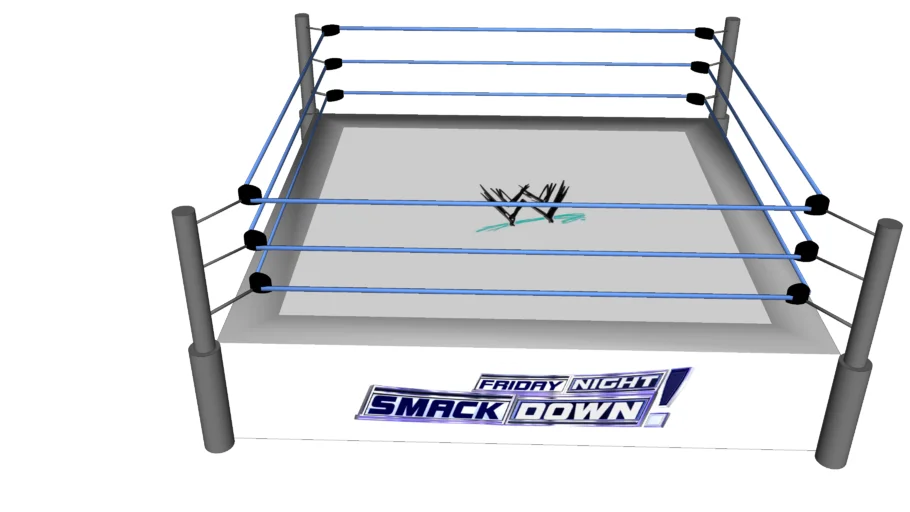 WWE Smackdown wrestling ring
