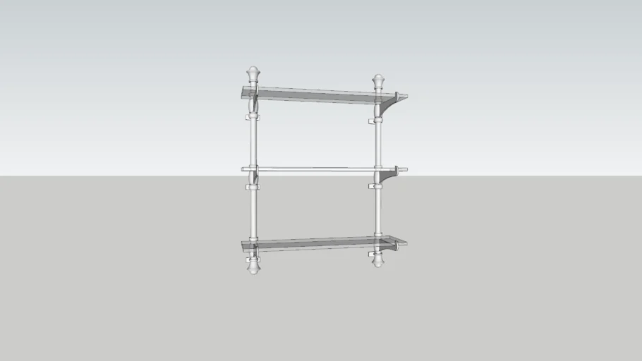 Metal Rod Shelf 