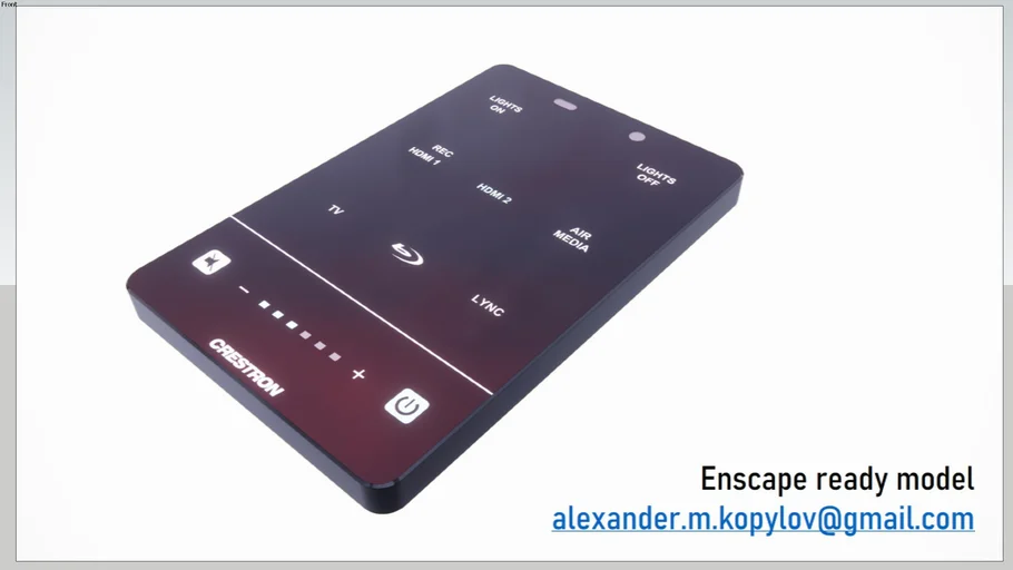 CRESTRON MPC3-102-B touch control panel