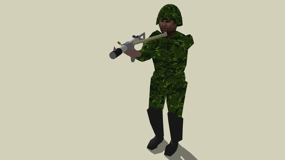 ISAF Soldier (with gun)