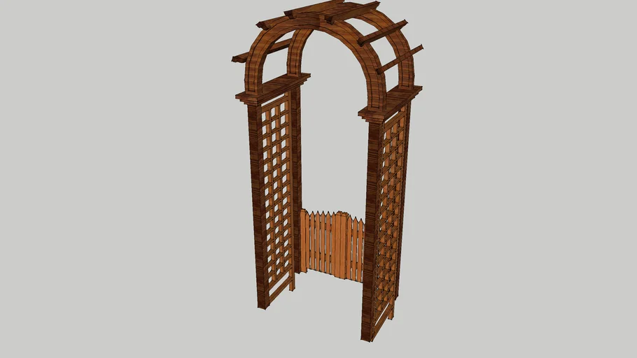 Arched porch entrance拱形廊入口
