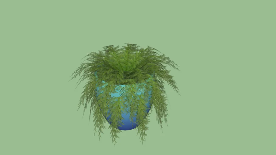 Vaso Vietnamita pequeno com planta