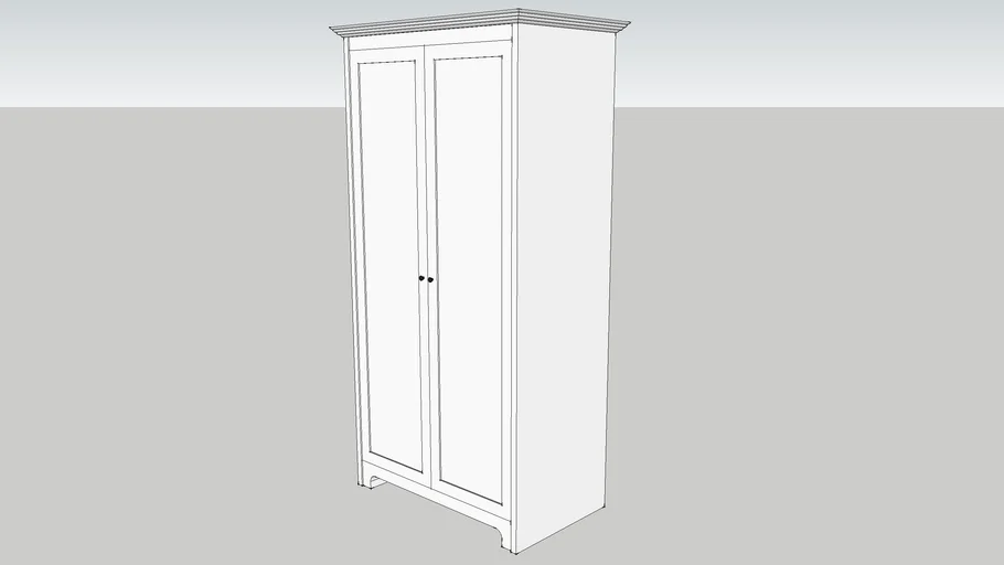 ASPELUND wardrobe w/ 2 doors