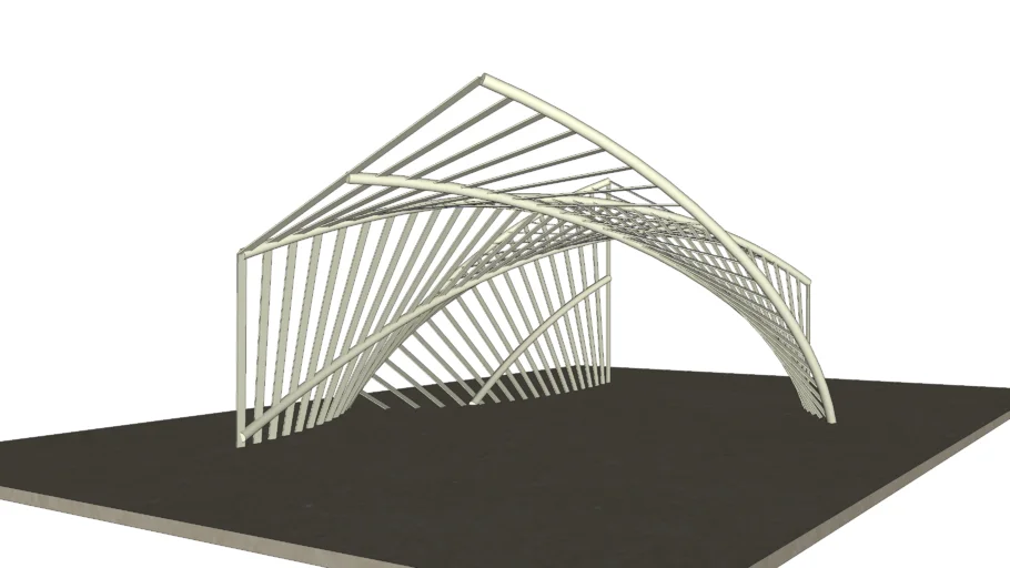 Parametric pergola