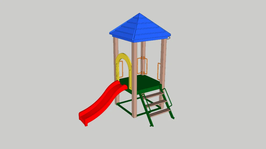 Playground Madeira Plástica Kids BMPK Nº9