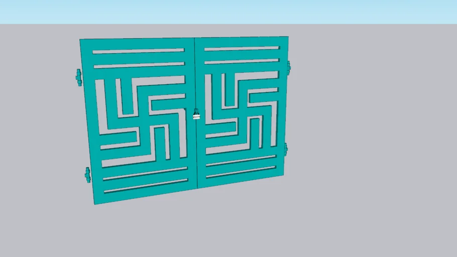 Main Gate : Swastik design