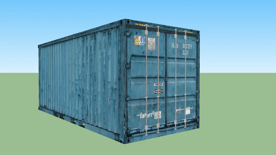 Old Intermodal container 