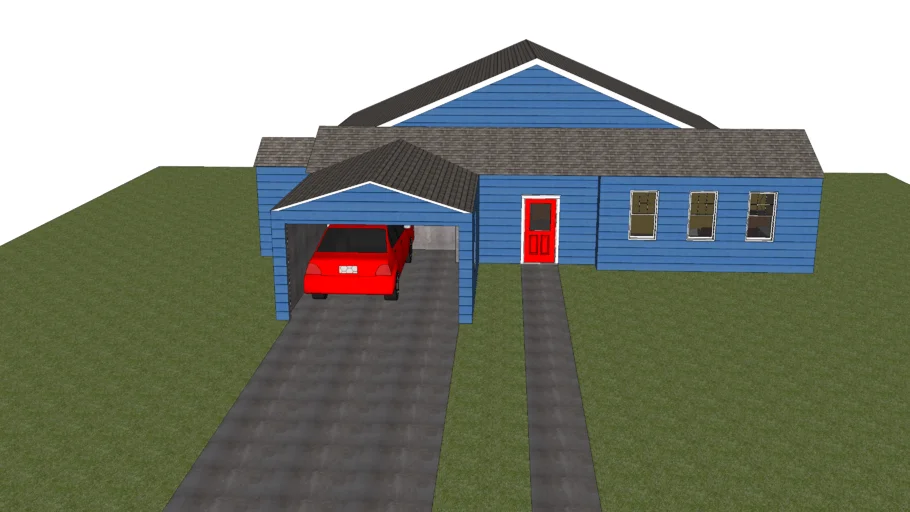 A 3D House with Interior