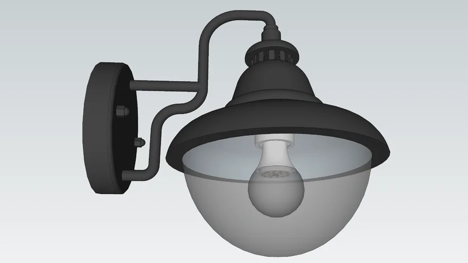 Exterior lighting wall lamp