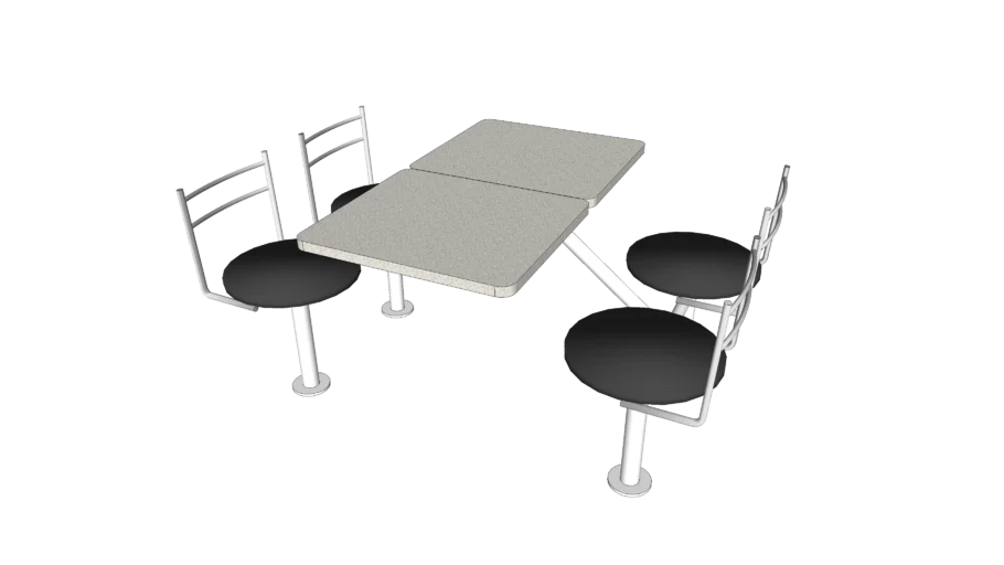 MESA PARA PRAÇA DE ALIMENTAÇÃO