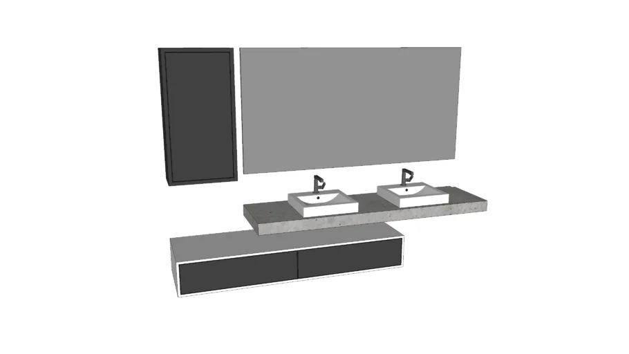 Modern bathroom furniture