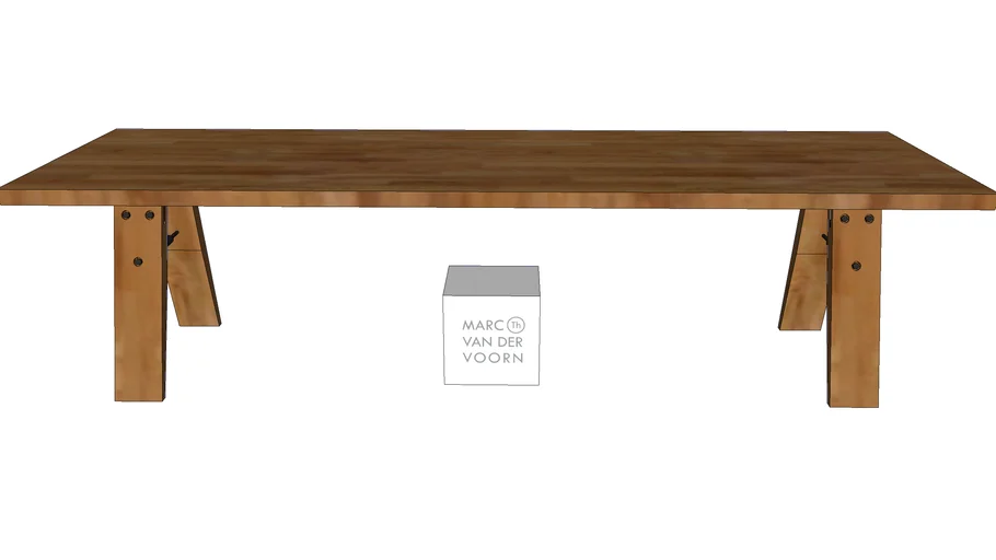 Branch dining table - 300 cm - Marc Th. van der Voorn - Odesi