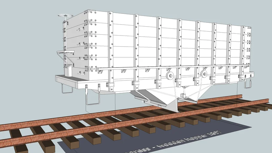 Wooden Hopper 1897 | 3D Warehouse