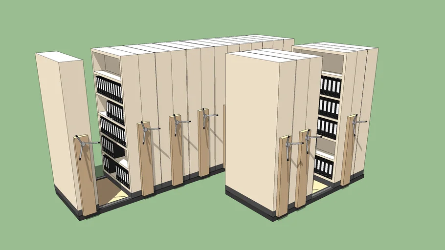 sliding file cabinet,Movable File Cabinet