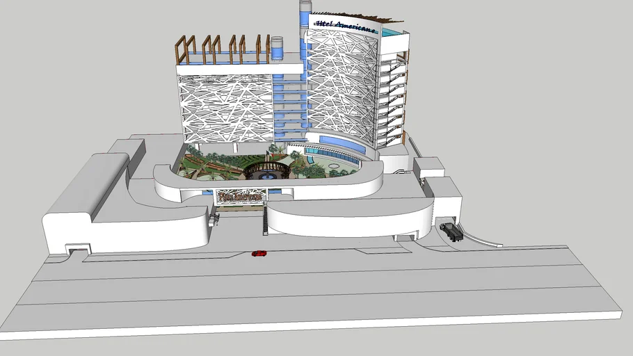 Proyecto: Plaza comercial con Hotel en Playa del Carmen, Q.R, México