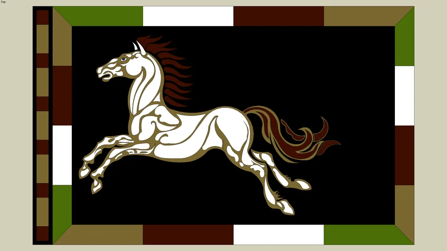Rohan Horse Flag 1