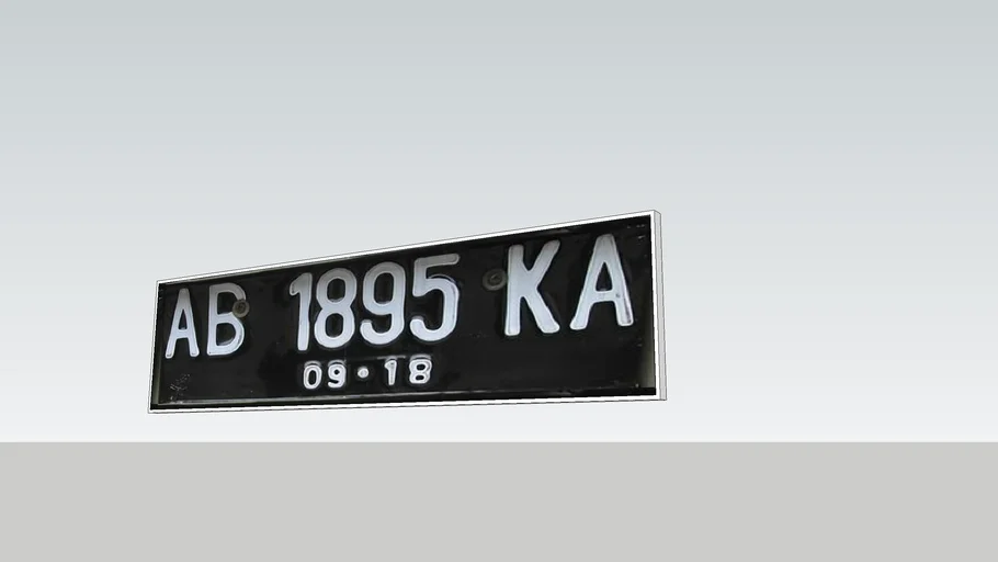 PLAT NOMOR MOTOR