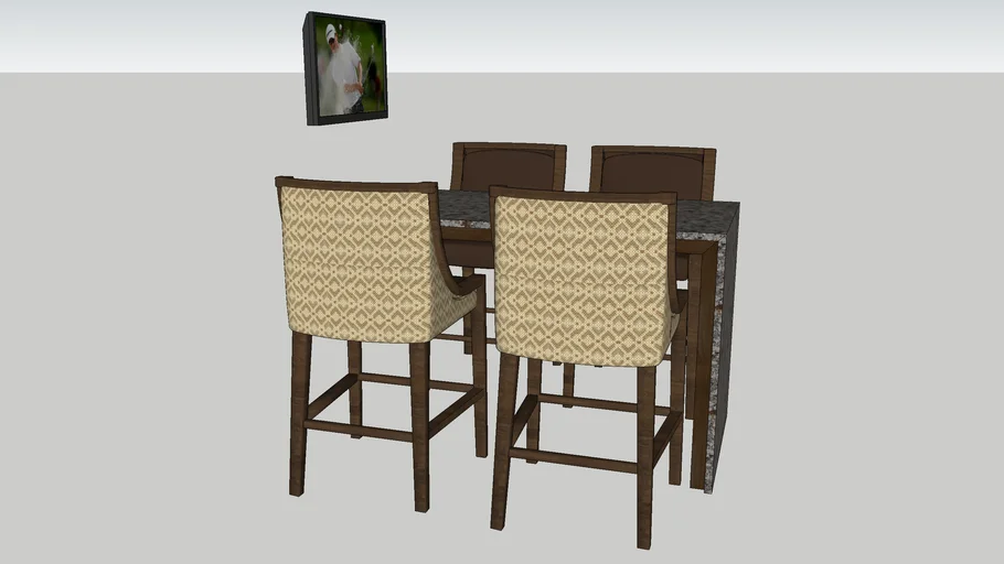 Waterfall Table and Seating 